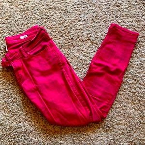 Arizona Jean Co Plaid Skinny Jeans